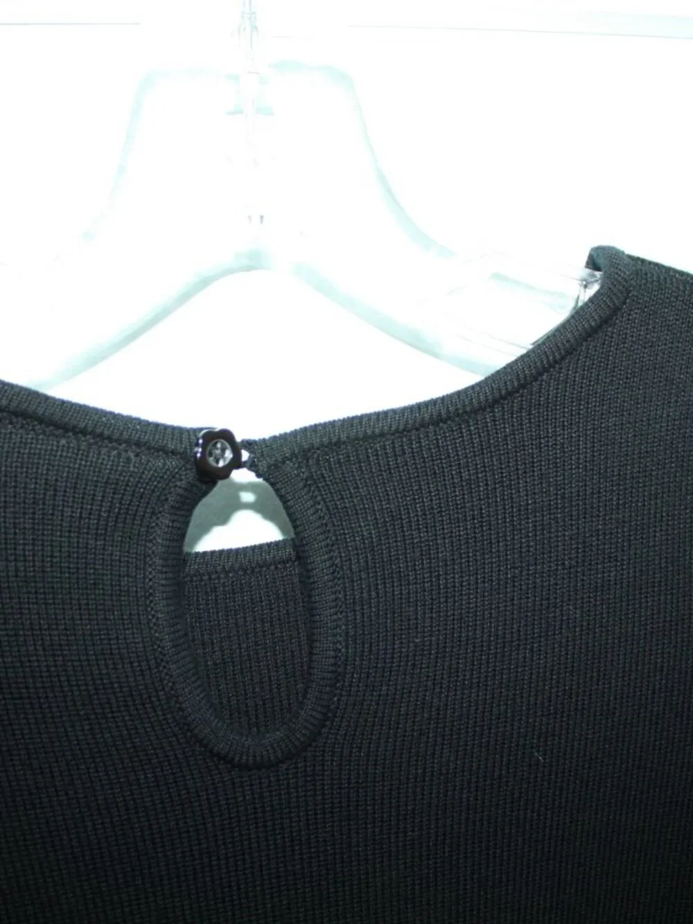 NWT Hanna Andersson Milano Black White Loop Sweater Dress Girls Size 10 140 EU